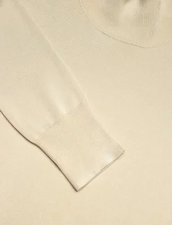 Glossy Knit Turtleneck Sweater - Polotröjor