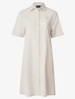 Hailey Organic Cotton Seersucker Nightshirt - Nattlinnen