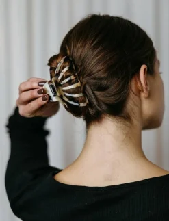 Hair clip Olivia tortoise - Hårklämmor