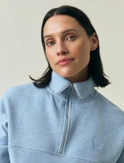 Half-Zip Logo Sweatshirt - Sweatshirts