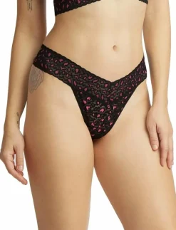 Hanky Panky Cross-Dyed Leopard, Original Rise Thong - String