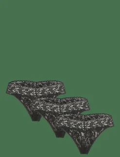 Hanky Panky Signature Lace, Original Rise Thong, 3 Pack Polybag - String