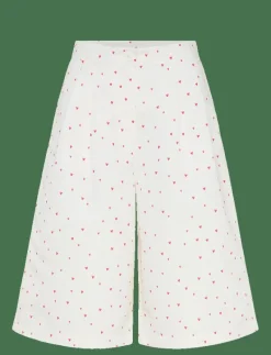 Heart Printed Shorts - Bermudashorts