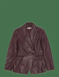 HEAVY LEATHER BLAZER - Skinnjackor