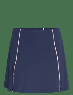 HIGH WAIST COLOUR BLOCK SKORT 16" - Kjolar