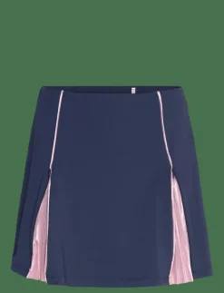 HIGH WAIST COLOUR BLOCK SKORT 16" - Kjolar