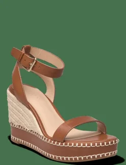 Hilarie Burnished Leather Espadrille - Kilklackar