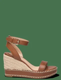 Hilarie Burnished Leather Espadrille - Kilklackar