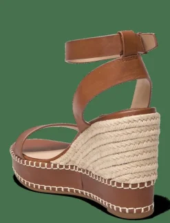 Hilarie Burnished Leather Espadrille - Kilklackar