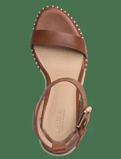 Hilarie Burnished Leather Espadrille - Kilklackar