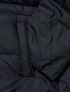 Hooded Quilted Vestee Down Coat - Dunkappor