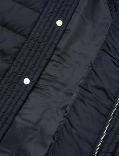 Hooded Quilted Vestee Down Coat - Dunkappor