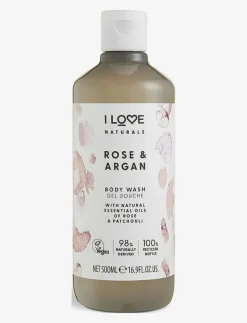 I LOVE Naturals Body Wash Rose & Argan 500ml - Kroppsvård