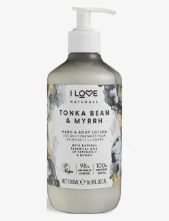 I LOVE Naturals Hand & Body Lotion Tonka Bean & Myrrh 500ml - Handvård