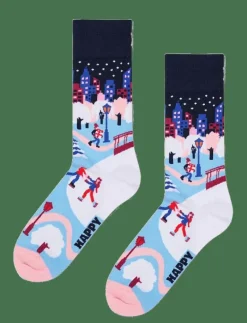 Ice Skating In The City Sock - Sockor