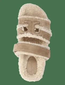 INES SHEARLING SPORT SLIDE - Inneskor