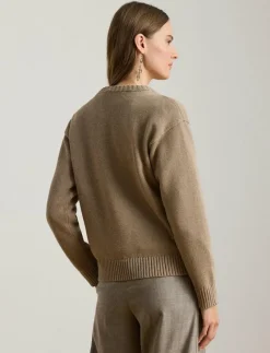 Intarsia-Knit English Setter Sweater - Stickat