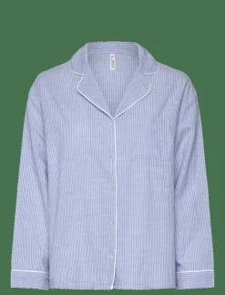 JACKET LS COTTON STRIPE - Överdelar