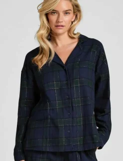 JACKET LS FLANNEL TWILL CHECK - Överdelar
