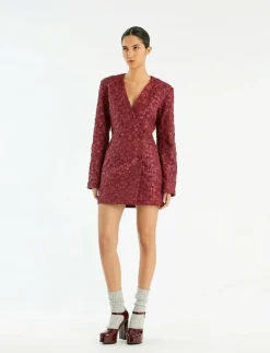 JACQUARD BLAZER DRESS - Korta klänningar