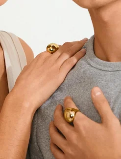 JAMESON ring gold-plated - Ringar