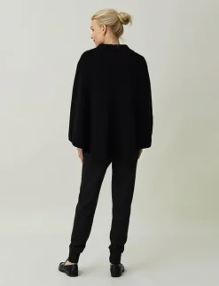 Jane Organic Cotton/Cashmere Rib Knit Poncho - Ponchos & capes