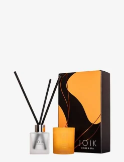 JOIK Home & Spa gift box: Grapefruit & Mandarin scented candle & fragrance diffuser - Doftpinnar