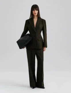 Jordyn Mid Rise Wide pants - Kostymbyxor