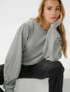 KAlone Pointelle Pullover - Stickat