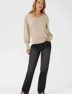 KAlone v-neck Pullover - Stickat