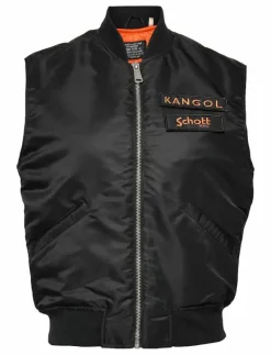 KANGOL X SCHOTT - Vadderade västar