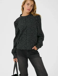 KArea Printed Blouse - Långärmade blusar
