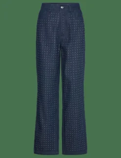 Kendra High waisted rhinestone Jeans - Vida byxor