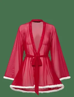 KIMONO MESH SANTA - Morgonrock