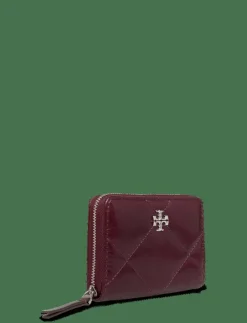 Kira Diamond Quilt Distressed Small Zip Around Wallet - Plånböcker