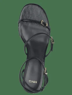 Kitten-heel sandals with buckle - Sandaler