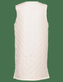 Laila Quilted Long Waistcoat - Quiltade västar