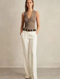 LANETTE - Stickade västar