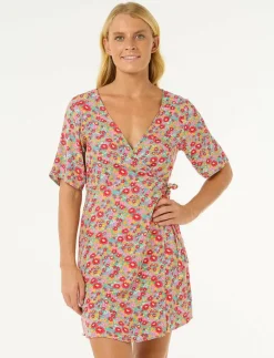 LAS DALIAS DITSY WRAP DRESS - Klänningar