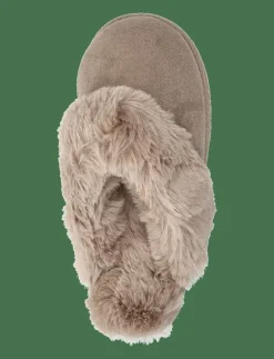 LAURA FAKE FUR MULE - Inneskor