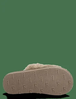 LAUREN FAKE FUR SLIDE - Inneskor