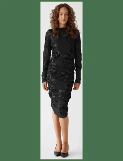 Lavinia L/S Dress - Midiklänningar