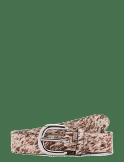 Leather fur belt - Skärp