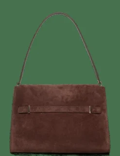Lee Radziwill Suede Large Shoulder Bag - Handväskor