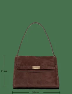 Lee Radziwill Suede Large Shoulder Bag - Handväskor