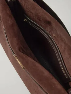 Lee Radziwill Suede Large Shoulder Bag - Handväskor