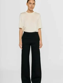 LEIA WIDE PANT - Utsvängda byxor