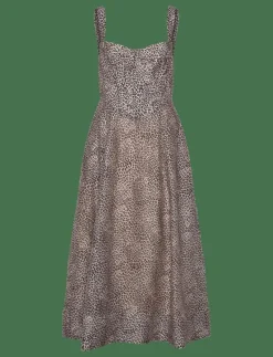 LILAH CORSET MIDI DRESS - Midiklänningar