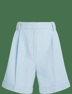 LINEN MIX PLEATED SHORT - Casual shorts