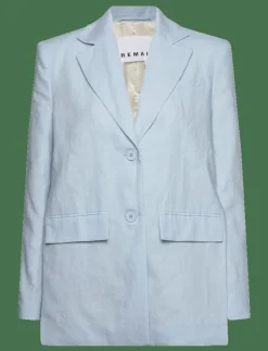 Linen Slit Blazer - Enkelknäppta kavajer